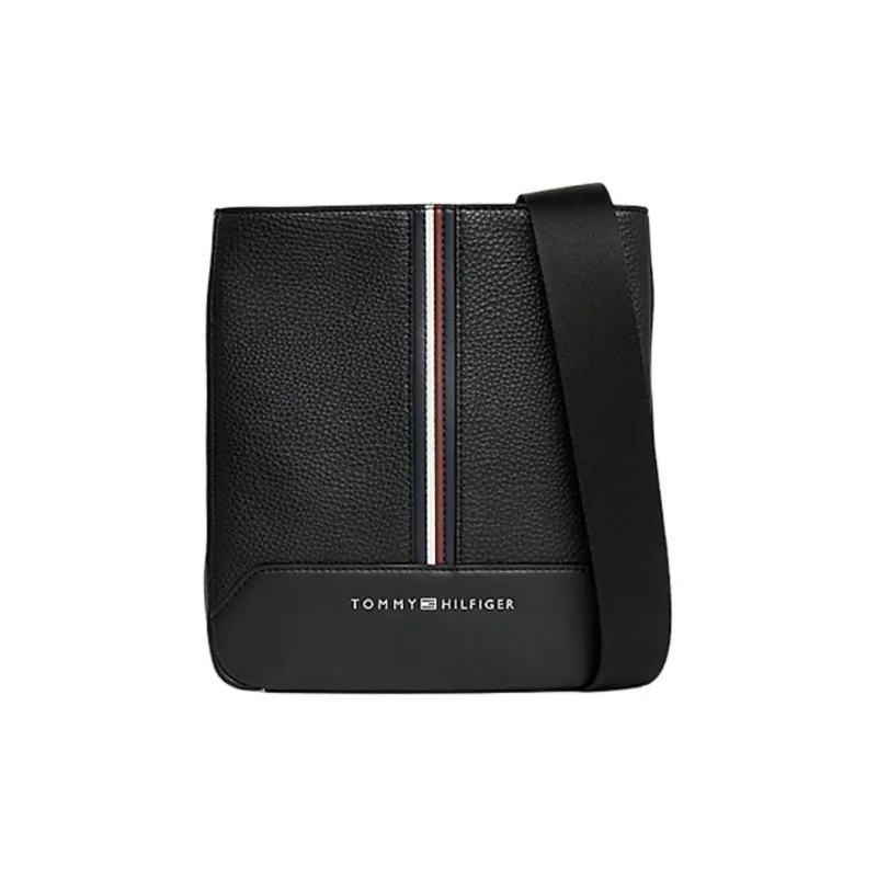 Tommy Hilfiger Artificial Leather Shoulder Bag Crossbody Bag Men's Black-0