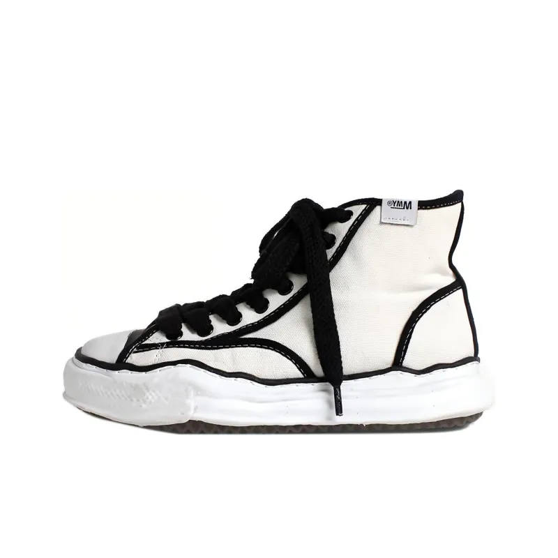 MIHARA YASUHIRO Original High-Top Skateboard Shoes Unisex White-0
