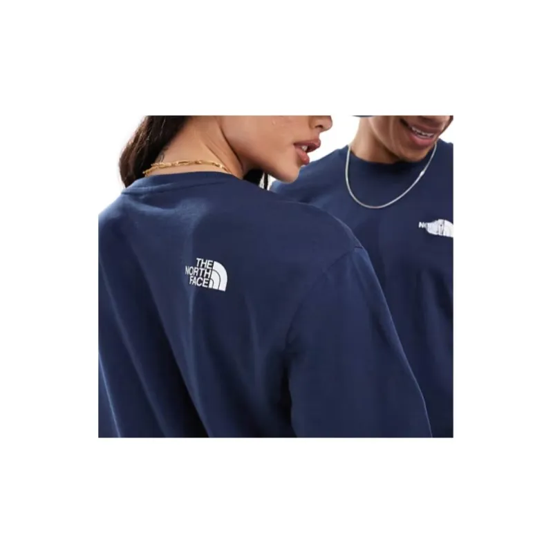 THE NORTH FACE T Shirt Unisex Marine Blue-4