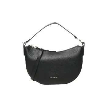 COCCINELLE Leather Shoulder Bag Crossbody Bag Handbag Women's Black