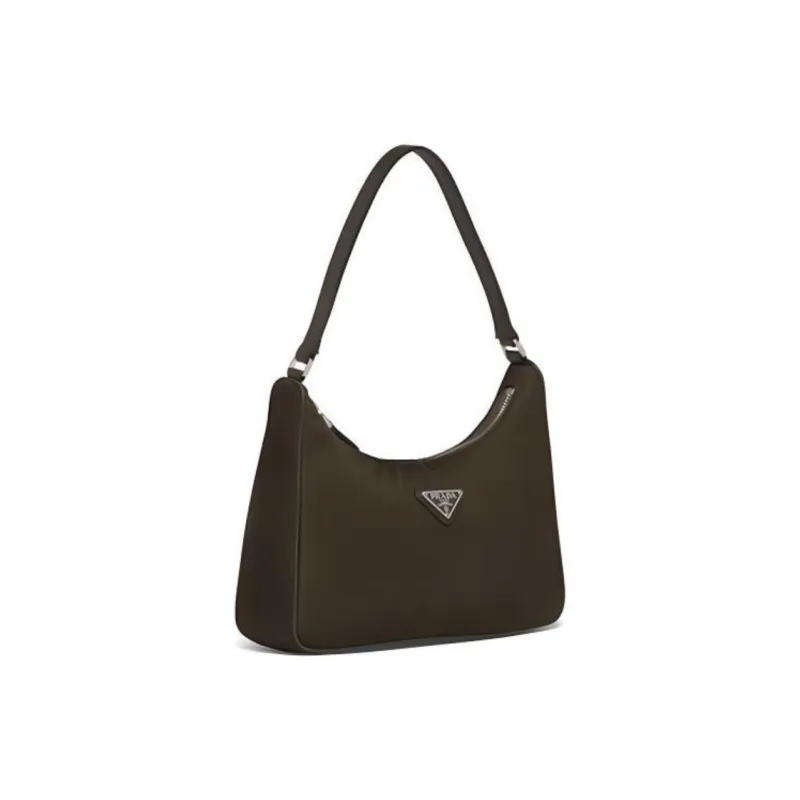 PRADA HoboRe Edition Nylon Shoulder Bag Handbag Women's Brown-1
