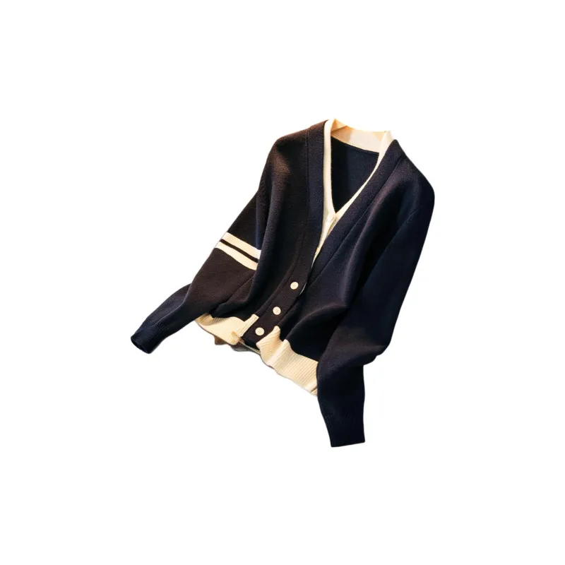 IHIMI Knitwear Women's Navy Blue-1