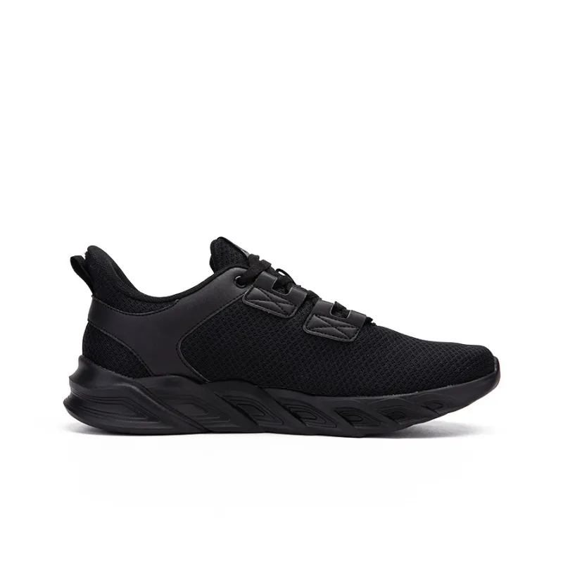 361° Wear Resistant Low Top Running Shoes Men's Black-1