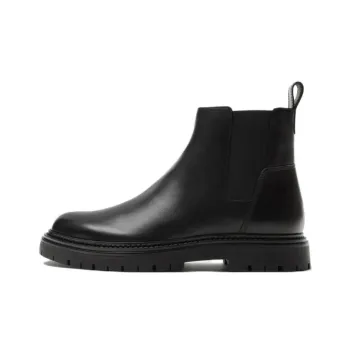 ZARA Short Chelsea Boots Men's Black
