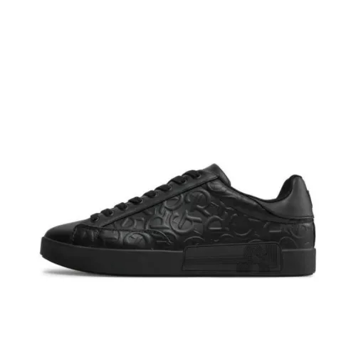 GUESS Low Top Skateboard Shoes Men's Black