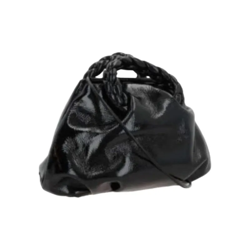 Hereu Lambskin Tote Bag, Shopping Bag, Handbag Women's Black-4