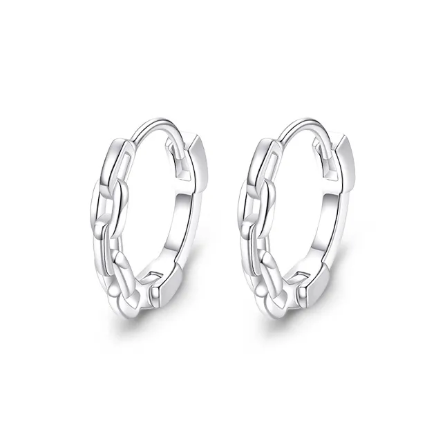 ETAHLOVE S925 Silver Earrings Unisex Bestie Boyfriend And Girlfriend Birthday Surprise-0