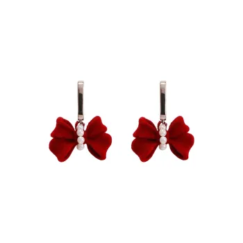 VIOLET Copper Alloy Earrings Women's
