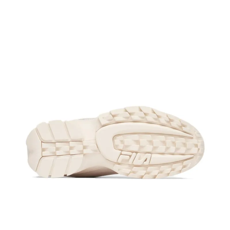 FILA Disruptor 2 Cushioned Slip-Resistant Low-Top Casual Shoes Women's Ecru-4