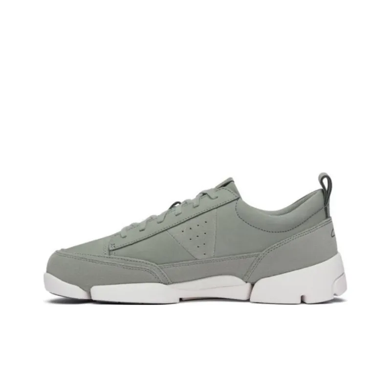 Clarks Trigenic Slip Resistant Low Top Casual Shoes Men's Green-0