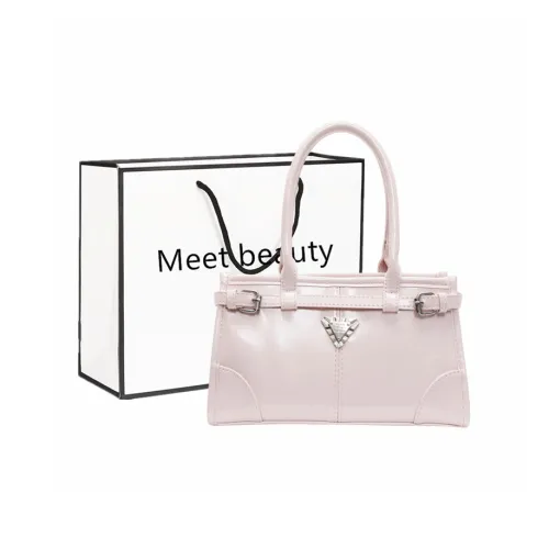 Fitchell PU Shoulder Bag, Crossbody Bag, Handbag Women's Pink/Red/Black/Ecru