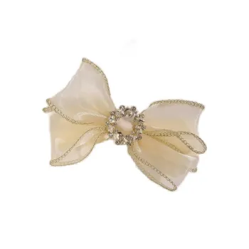 JIANYINGSHU Organza Hair Clips Women's