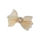 Organza Bowknot Hair Clip[Beige 1 Pc]