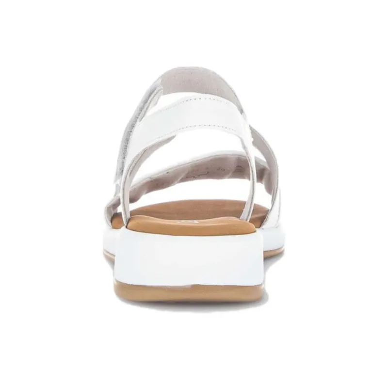 Gabor Comfort Strap Sandals Women's White-4