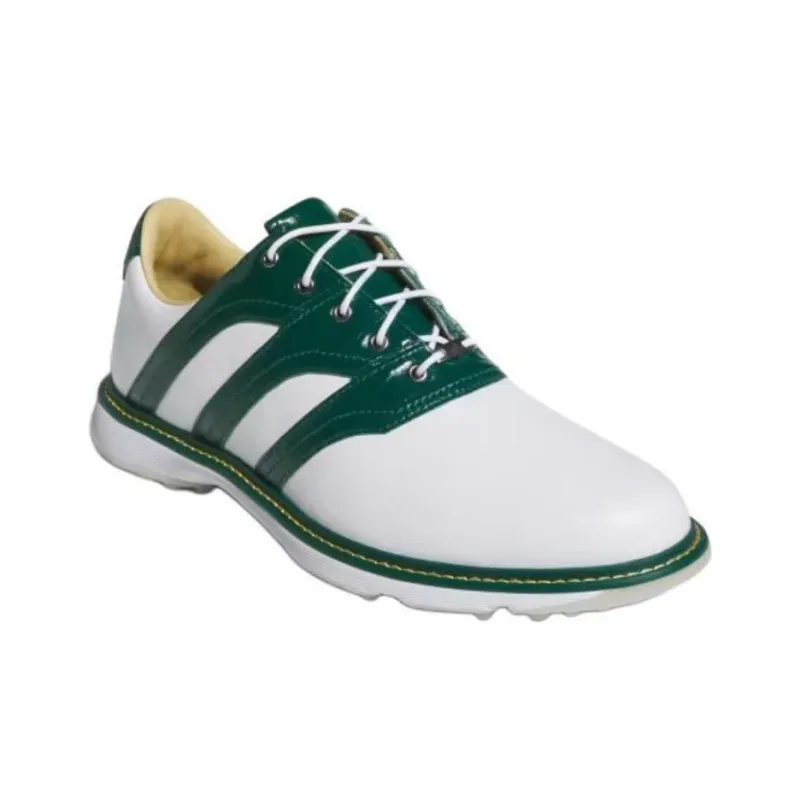 Adidas Mc Z Traxion Spikeless Golf Cloud White Collegiate Green Yellow-2
