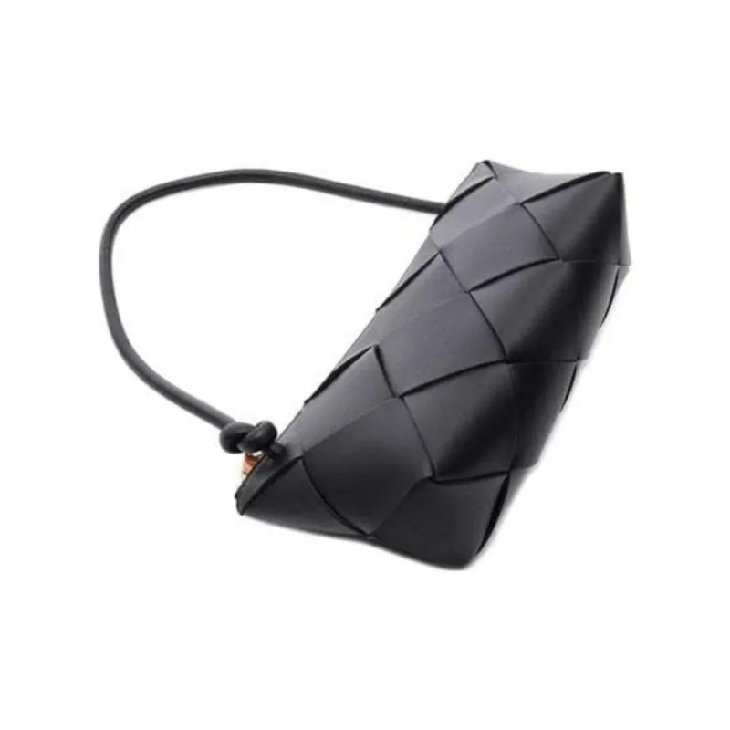 Bottega Veneta Sheepskin Shoulder Bag Women's Black-3