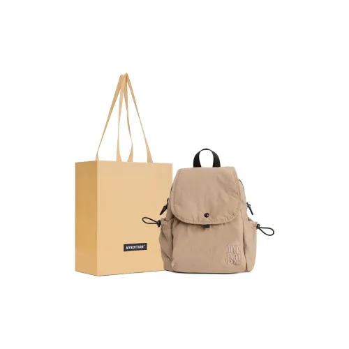 MYEDITION Fabric One Shoulder Crossbody Backpack Regular Unisex Khaki/Blue Gray/Black/Purple