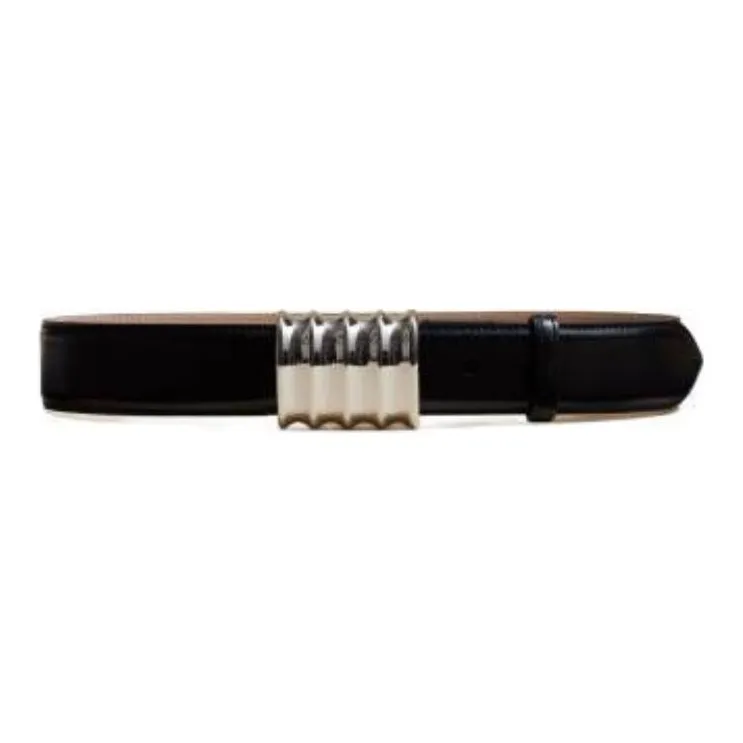 KHAITE The Small Julius Leather Belt-0