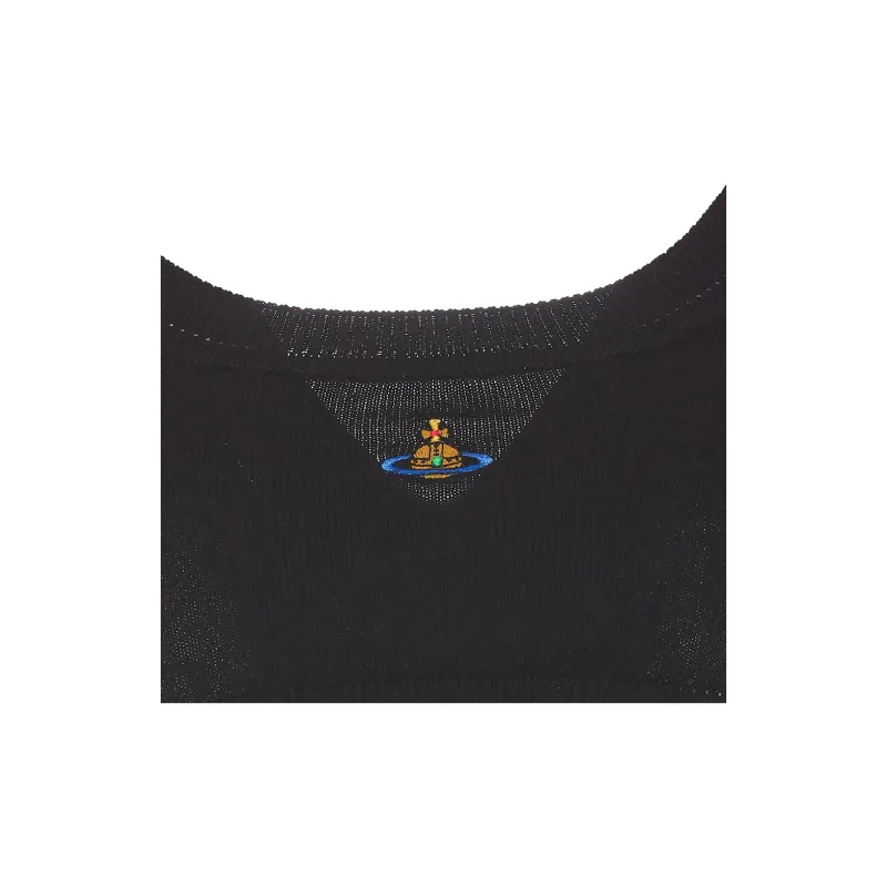 Vivienne Westwood Orb Embroidered Knit Cropped Top-3