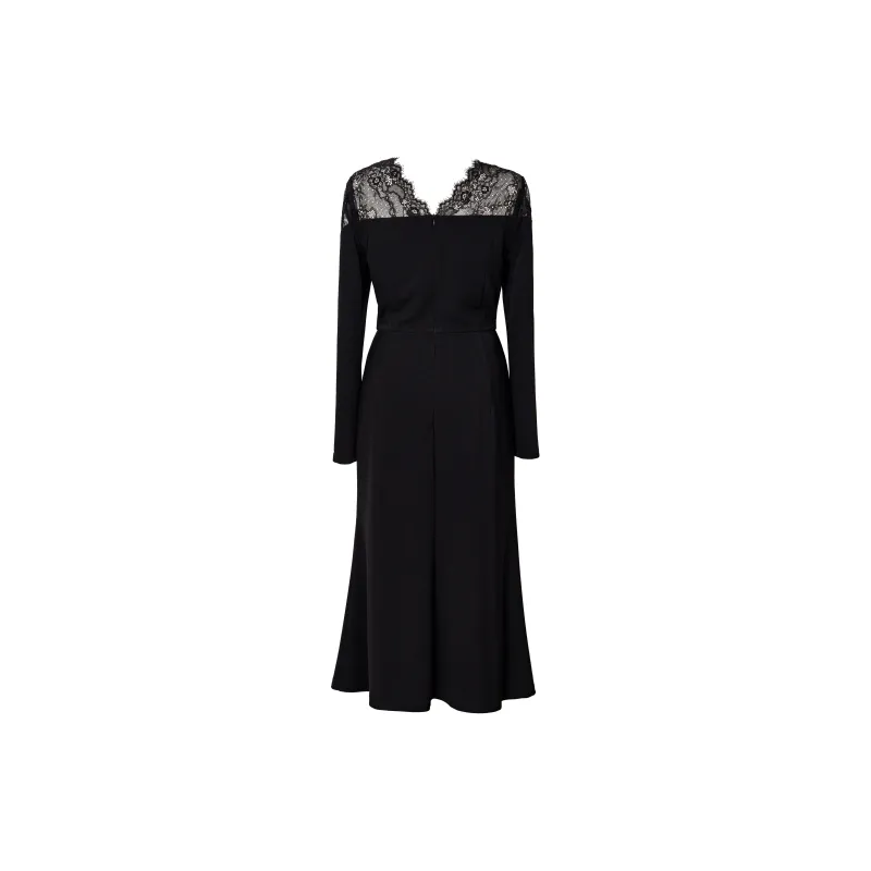 ROEYSHOUSE Long Sleeved Dresses Women's Black-1