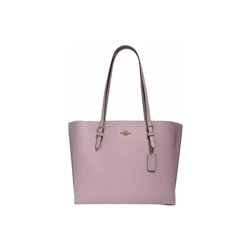 COACH Leather Handbag, Shoulder Bag Tubas Women's Pink-0