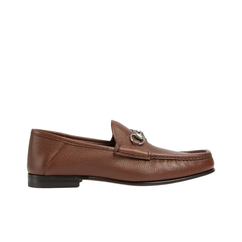 GUCCI Horsebit 1953 Loafers 1.5cm Men's Dark Brown-1