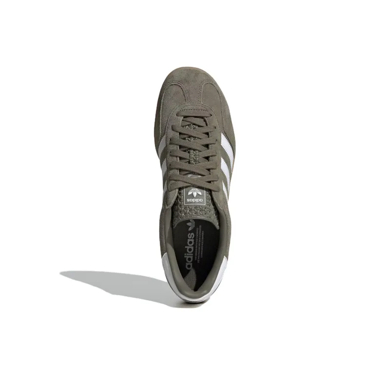 Adidas Gazelle Indoor Olive Strata Cloud White Gum-2