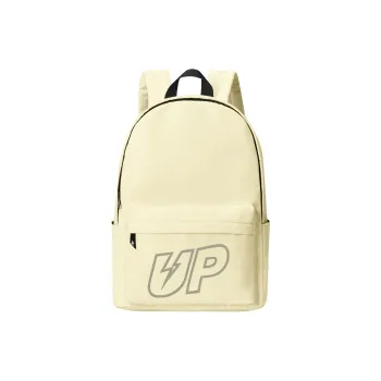 TURN UP Polyester Backpack Regular Unisex Ecru