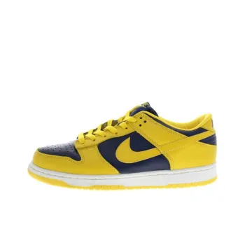 Peter Moore x Nike Dunk Anti Slip Wear Resistant Low Top Skateboard Shoes Men's Yellow Blue