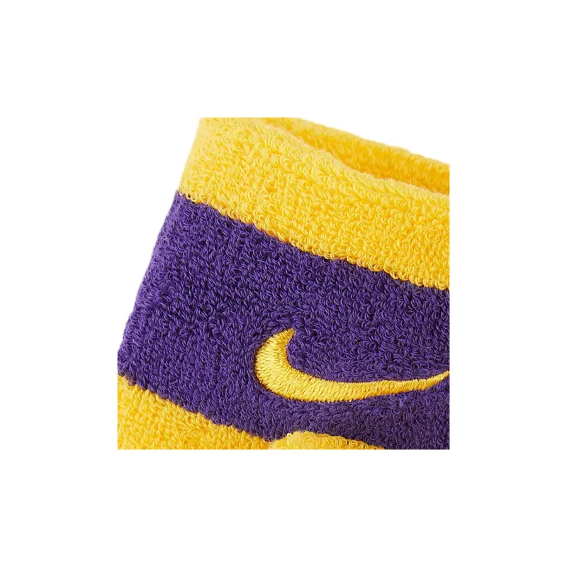Nike Wristbands Unisex Purple Gold-1
