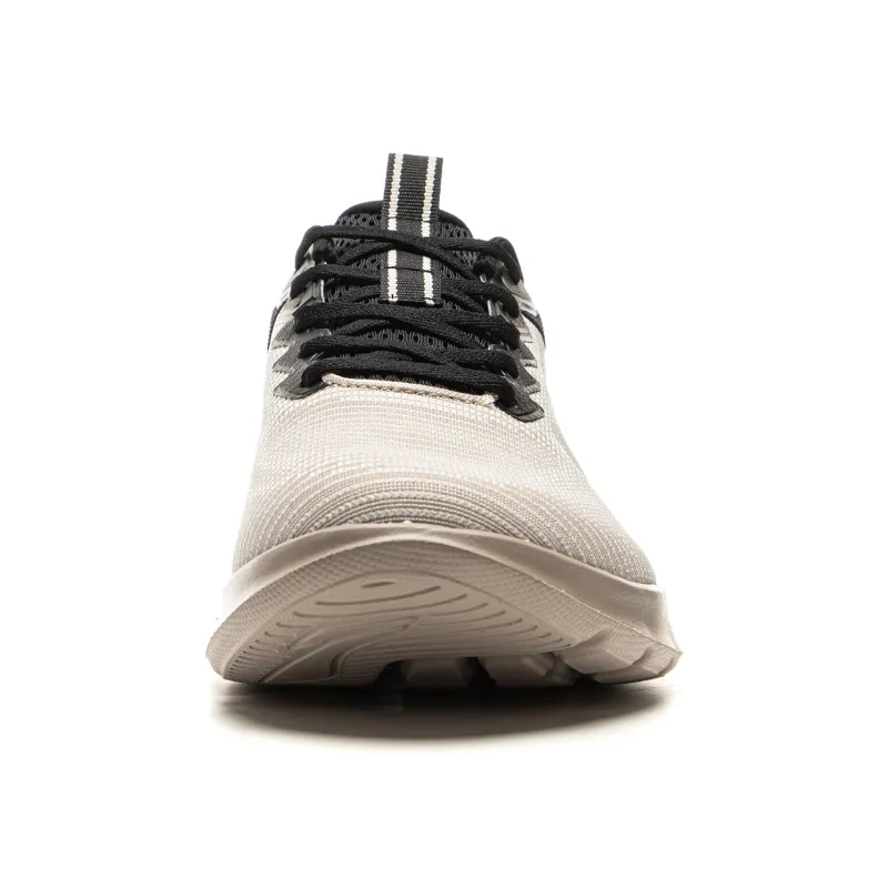 LiNing Feather Cushioned Anti Slip And Wear Resistant Lightweight Low Top Sprint Running Shoes Men's Gray Black-4