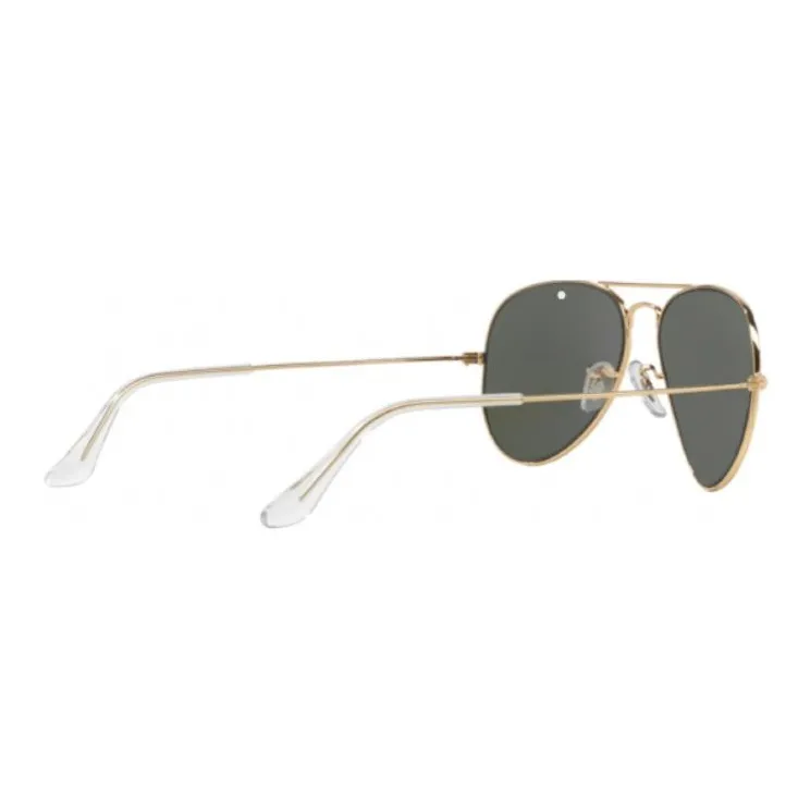 RayBan Metal Aviator Sunglasses Unisex Green-4