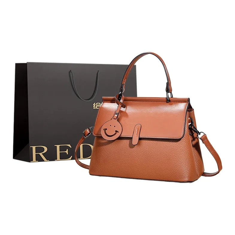 REDOO PU Shoulder Bag Crossbody Bag Handbag Regular Women's Brown/Khaki/Earth Yellow/Burgundy/Black-4