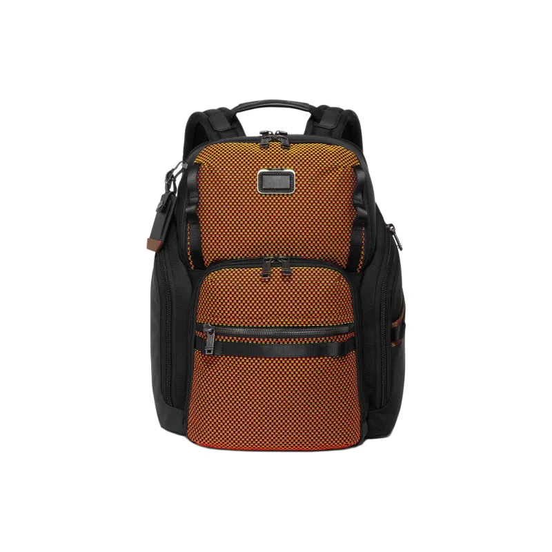 TUMI Nylon Backpack Men's Black & Brown-0