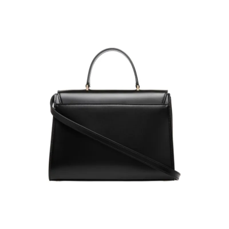 BALLY Cow Leather Shoulder Bag, Crossbody Bag, Handbag Medium Size Women's Black-2