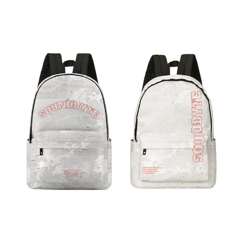 ONRF ×SOUNDBYT Polyester Backpack Laptop Bag Regular Unisex White-31