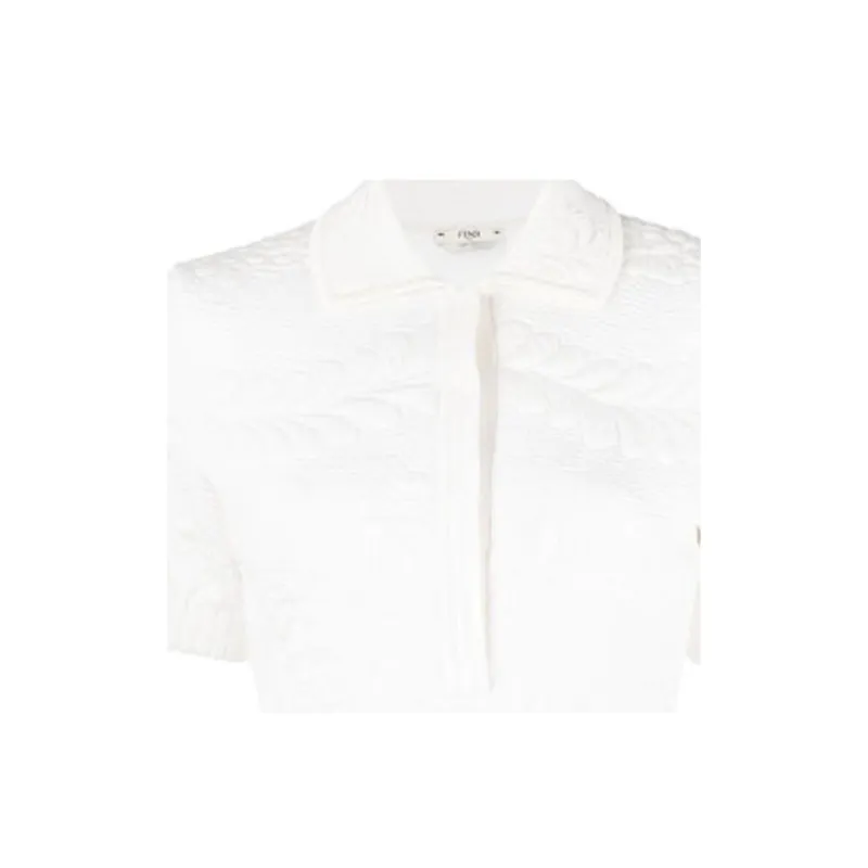 FENDI Polo Shirts Women's White-5