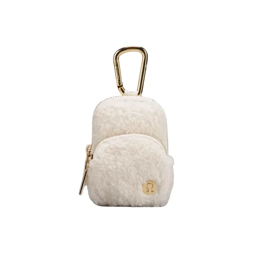 Lululemon Textured Brushed Coin Purse Extra Small Unisex White