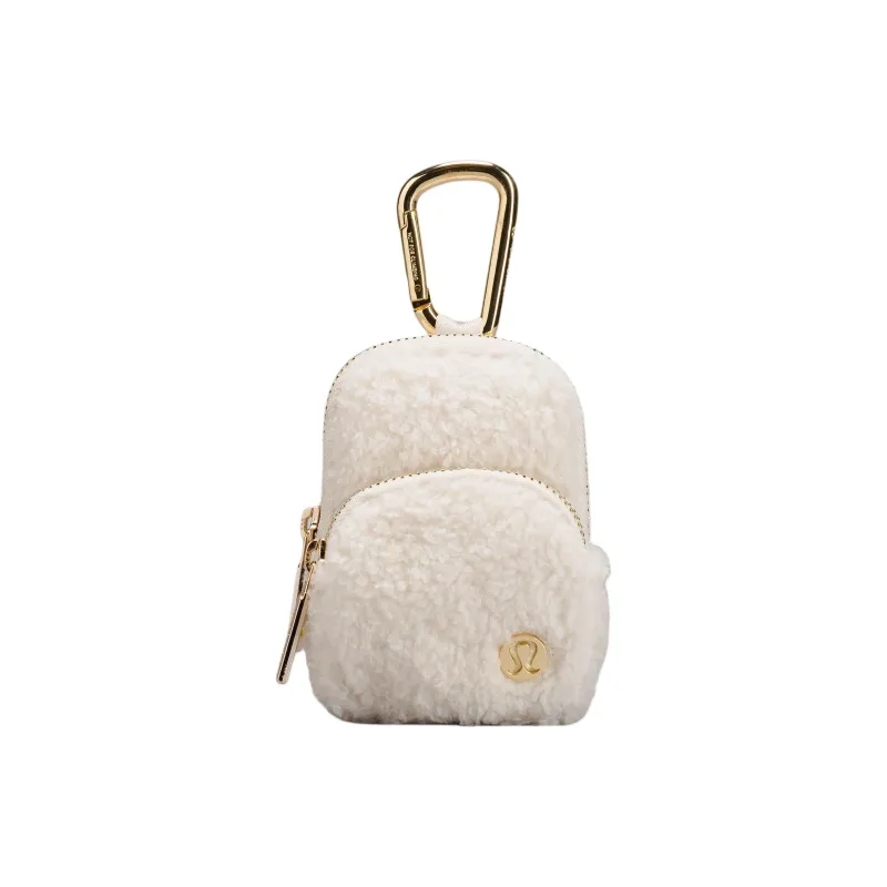 Lululemon Textured Brushed Coin Purse Extra Small Unisex White-0