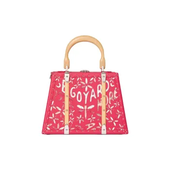 GOYARD Saigon Calfskin Hard Case Handbag Mini Women's Fuchsia