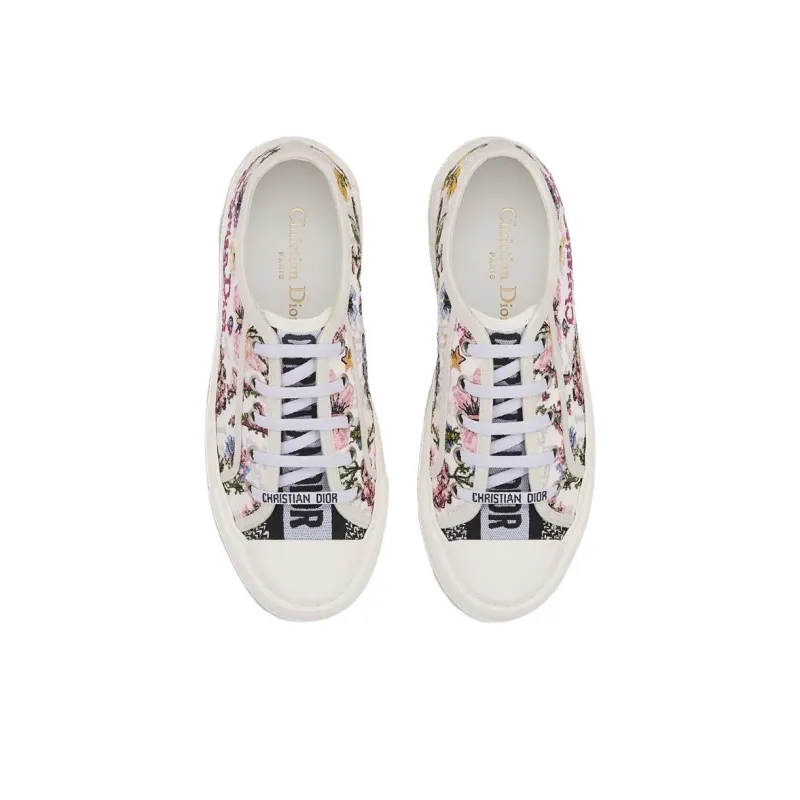 DIOR Dioramour Dior Low Top Skateboard Shoes Women's White-2
