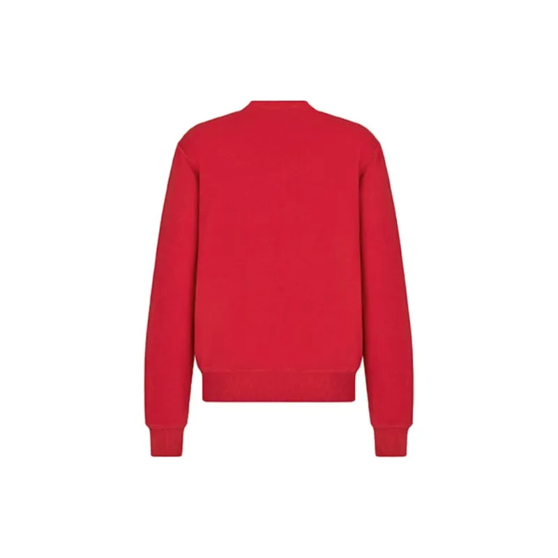 DIOR Quarterly New Products Sweatshirts Men Red-1