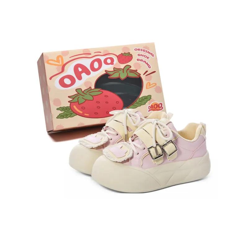 OAOQ Thermal, Abrasion Resistant, Lightweight, And Breathable Low Top Skateboard Shoes Women's-11