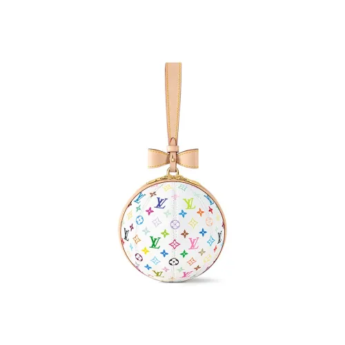 LOUIS VUITTON X Takashi Murakami Koro Koro Clutch White