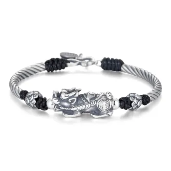 COLIMIDA S999 Fine Silver Pure Silver Bracelets Unisex