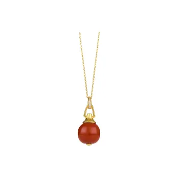Honglangji Southern Red Agate Necklaces Women's