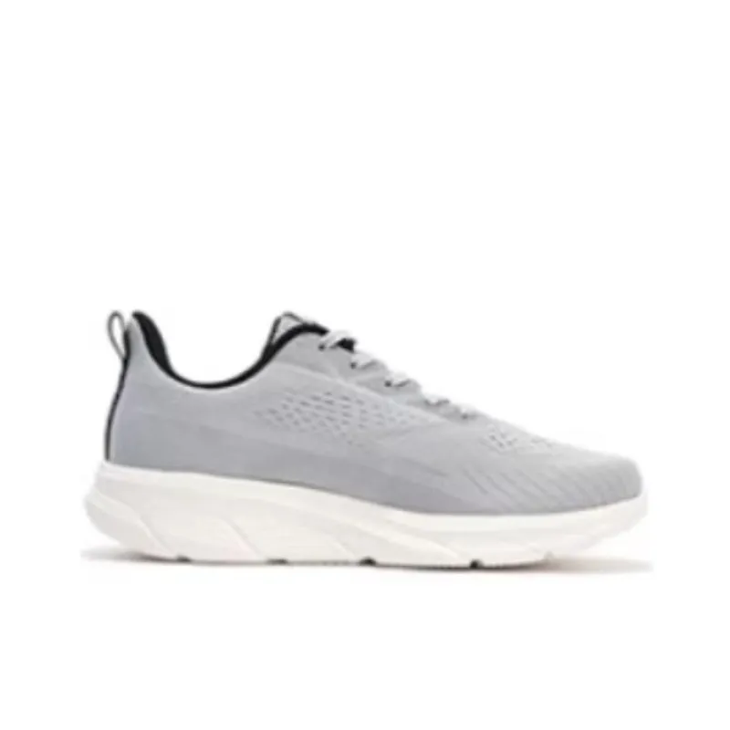 361° Cushioning, Wear Resistant Low Top Running Shoes Men's Gray White-2
