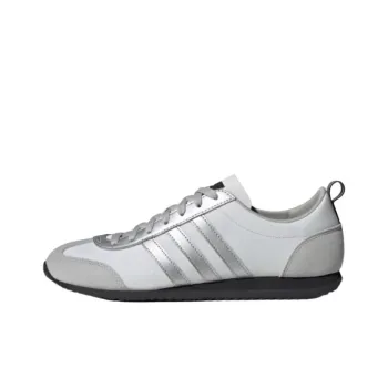 Adidas VS JOG 2.0 Anti Slip Wear Resistant Low Top Casual Shoes Unisex Gray