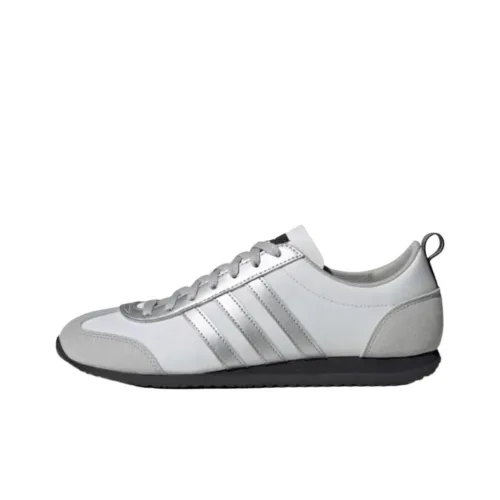 Adidas VS JOG 2.0 Anti Slip Wear Resistant Low Top Casual Shoes Unisex Gray
