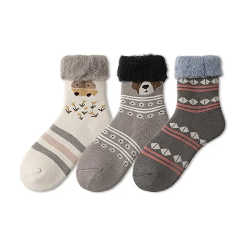 COTTON CHEESE Mid Calf Socks Women's 3 Pack